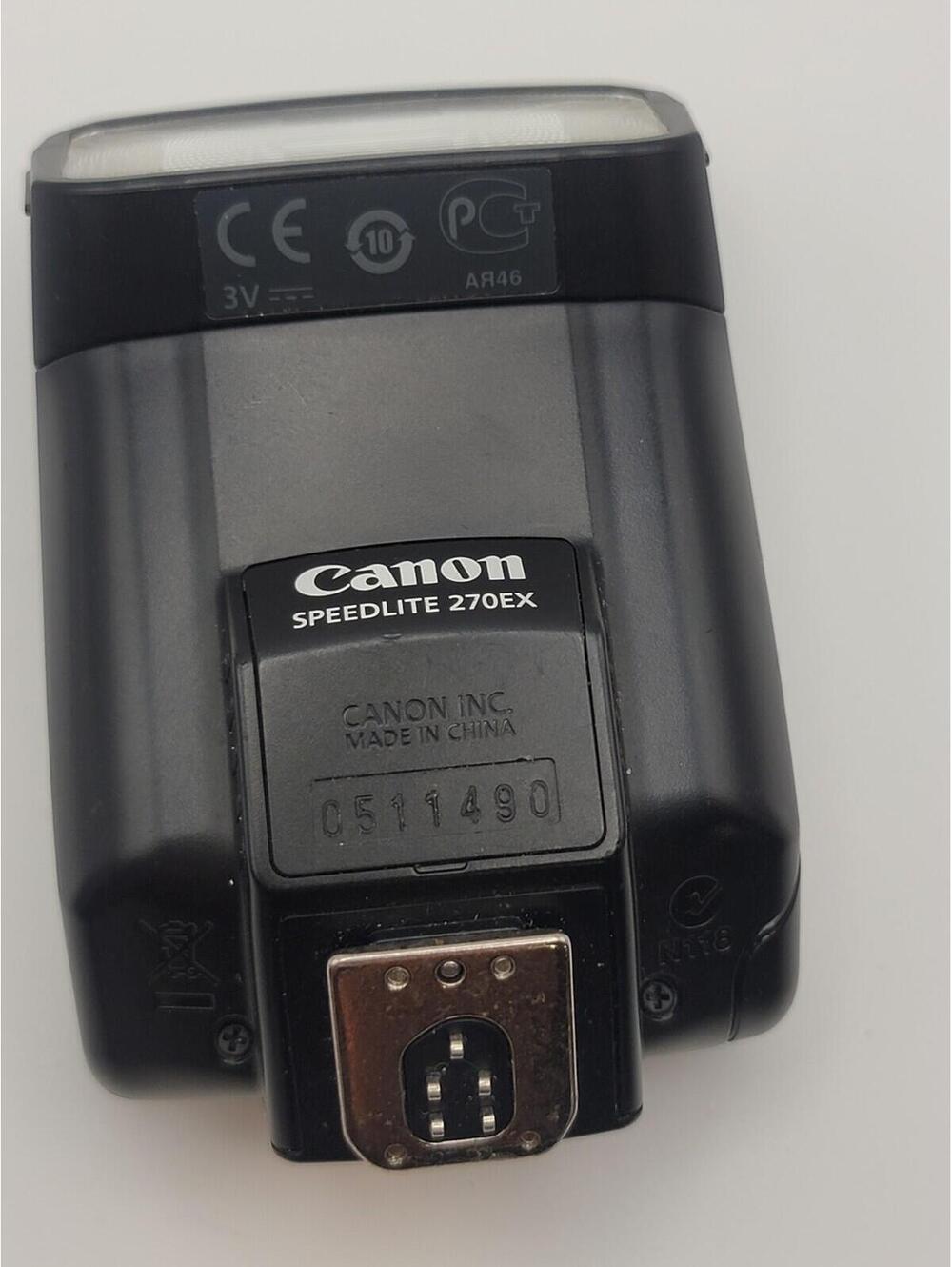 Canon Speedlite 270ex Shoe Mount Flash Tested Working